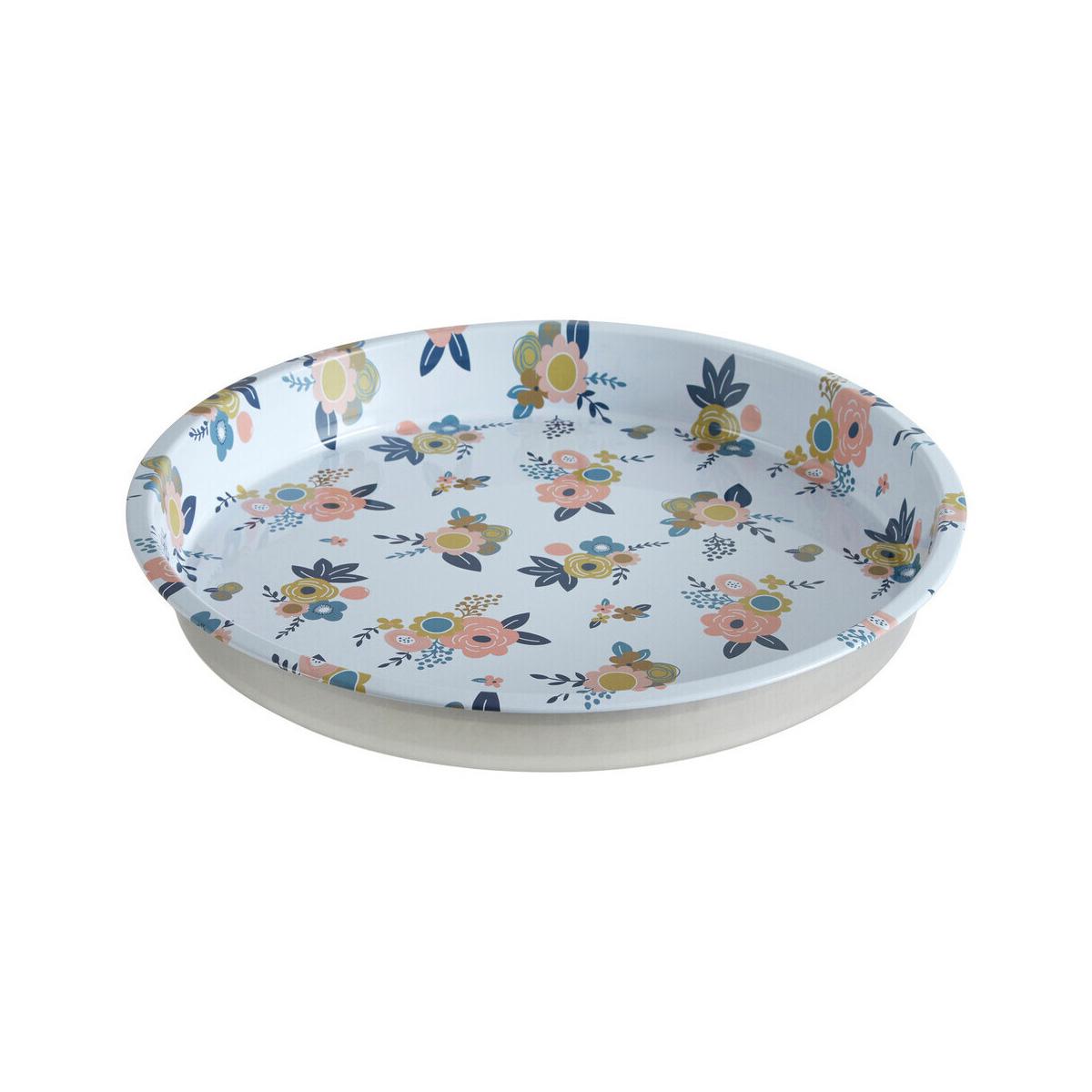 Paice Round Metal Serving Tray