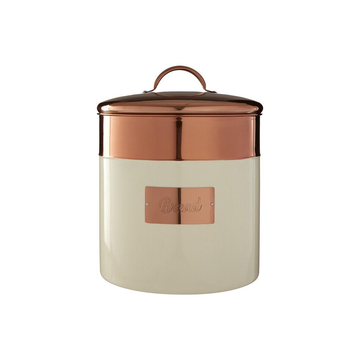 Prescott Cream And Copper Bread Bin