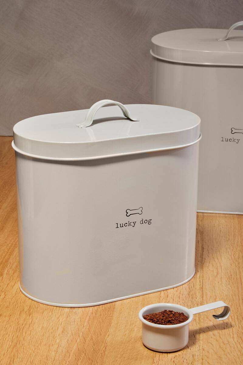 Adore Pets 6.5Ltr Lucky Dog Food Storage Bin With Spoon