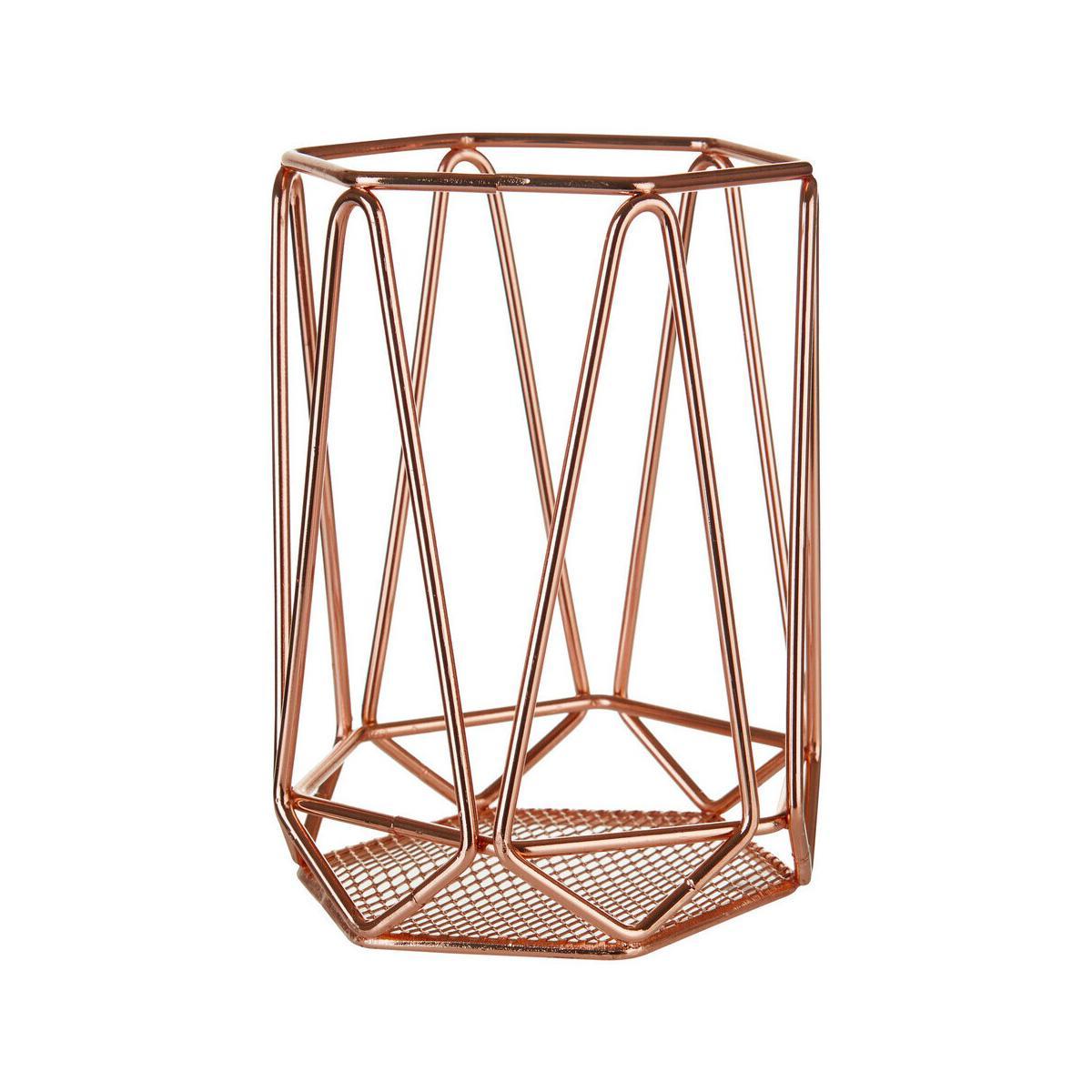 Vertex Copper Finish Utensil Holder