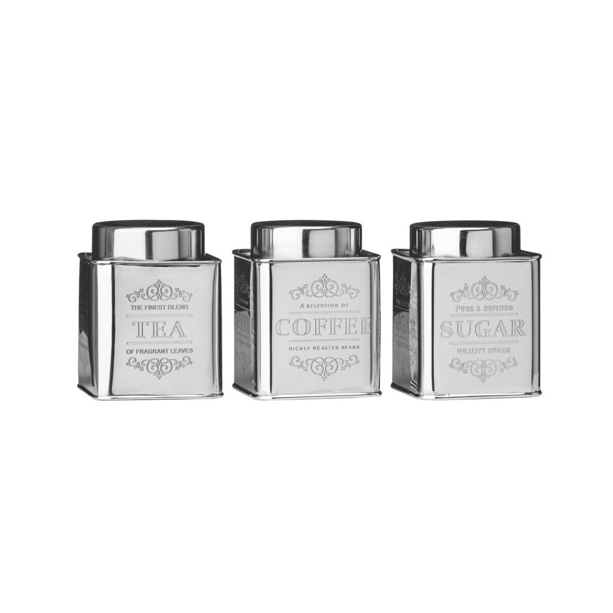 Chai Silver Tea Coffee And Sugar Set