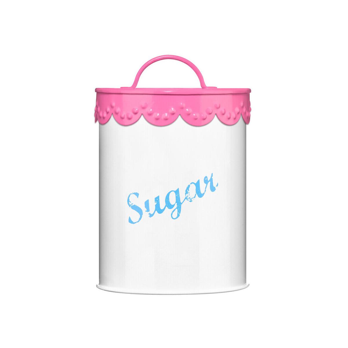 Pink Lace Sugar Canister