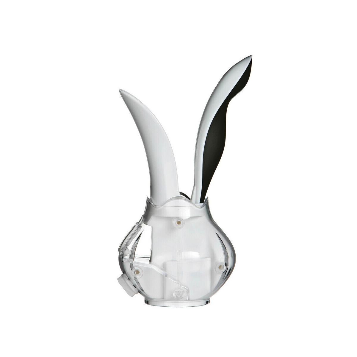 Squeeze White/Clear Salt And Pepper Mill