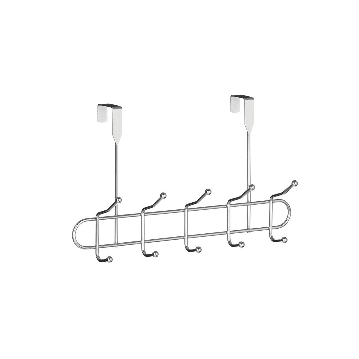 Deluxe Chrome 10 Hook Over Door Hanger