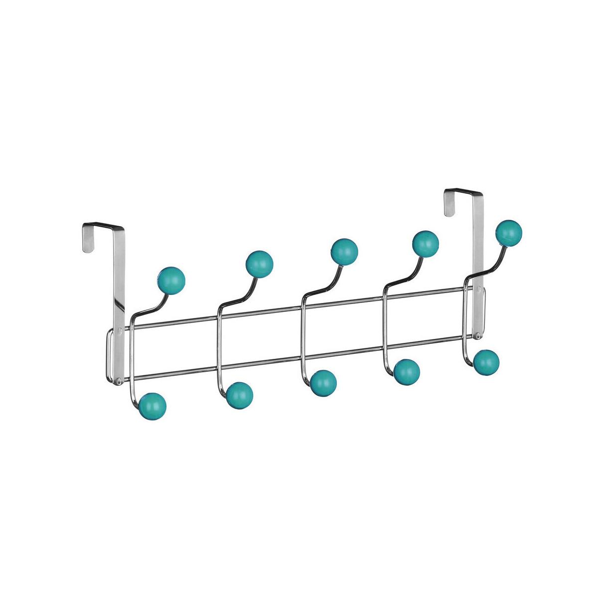 Ten Hook Over Door Turquoise Balls Hanger