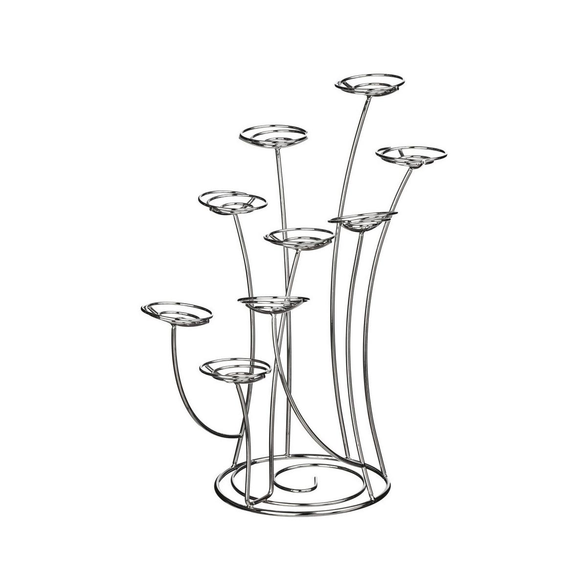 Faye Chrome 9 Cup Cake Stand