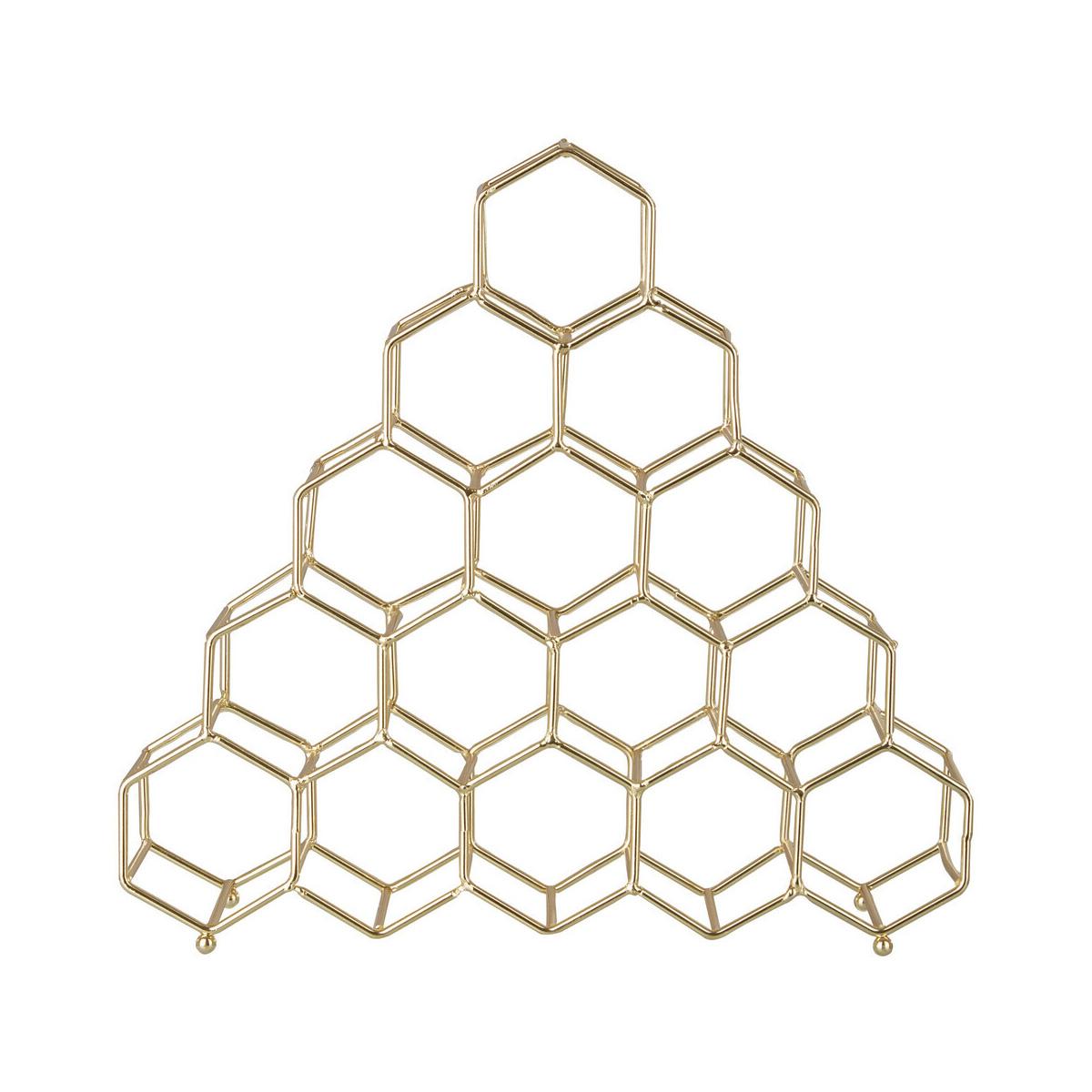 Vertex 15 Bottle Gold Plated Spice Rack