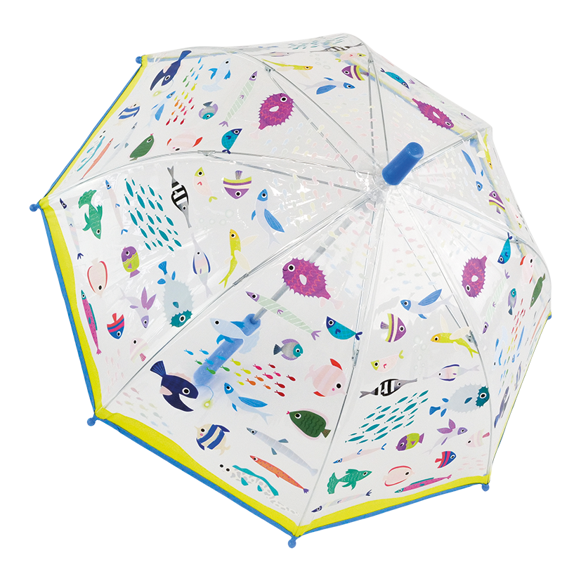 Colour Changing Umbrella - Ocean (Clear)