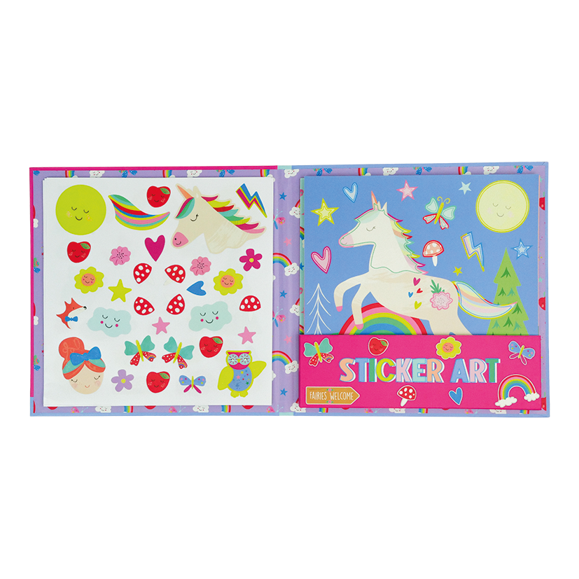 Sticker Art - Rainbow Fairy