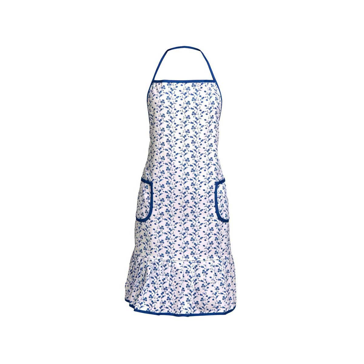 Blue Rose Apron
