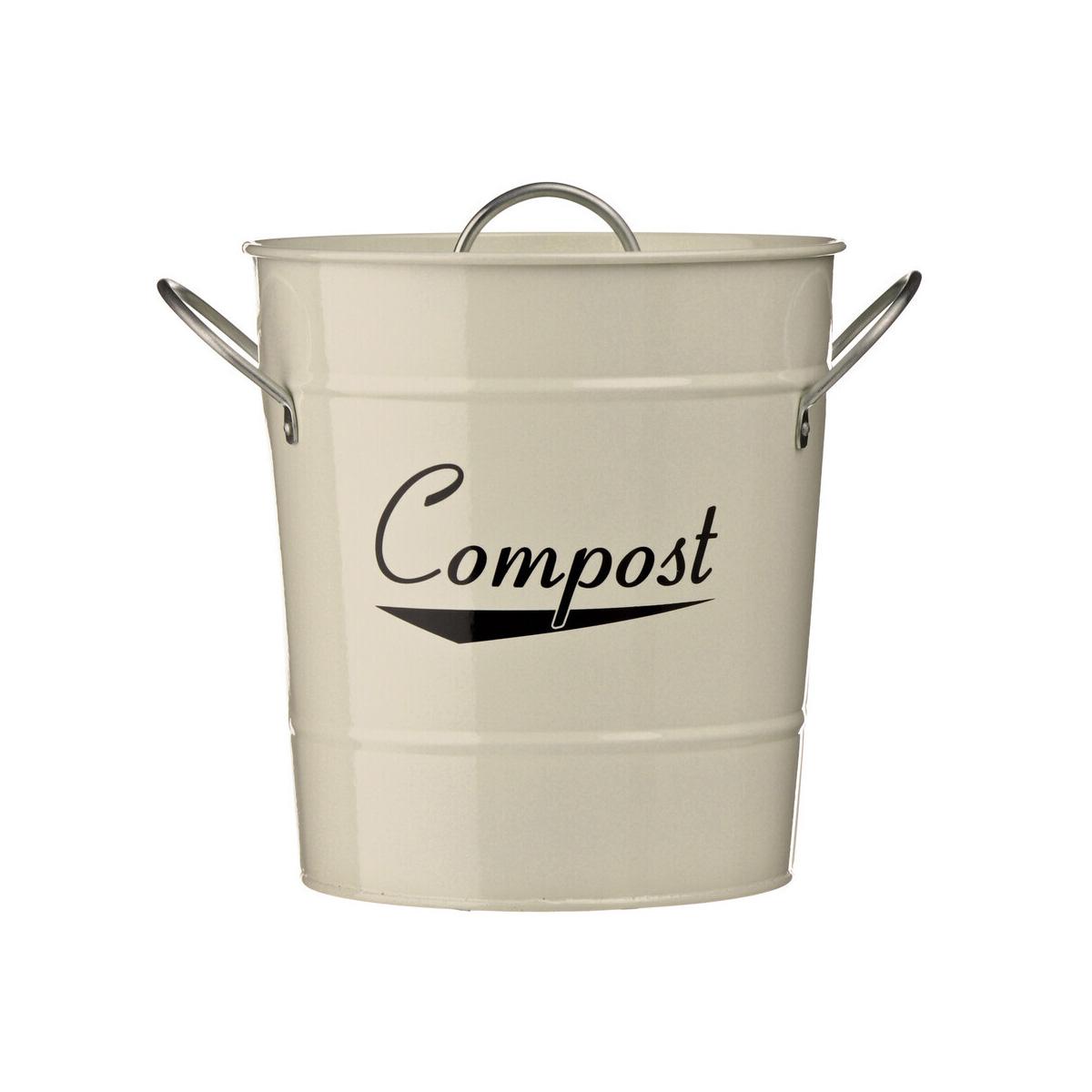 Cream Coronet Compost Bin