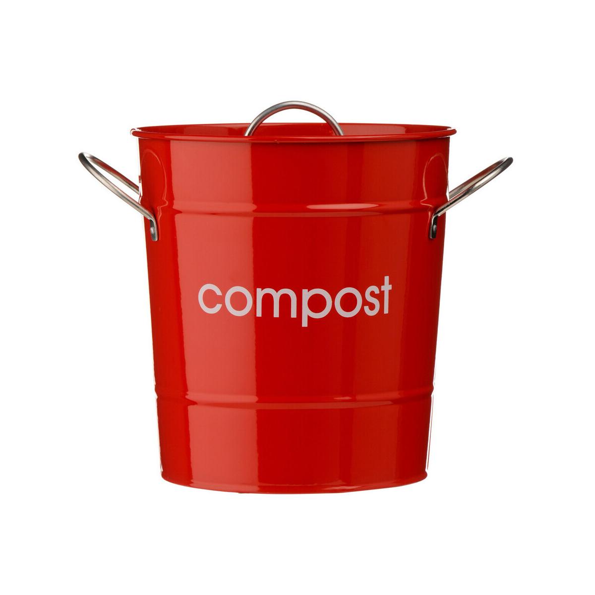 Red Compost Bin