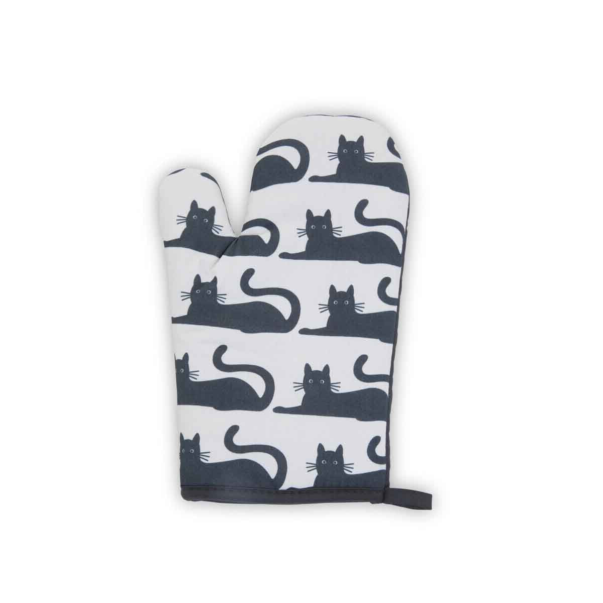 Black Cat Single Oven Glove