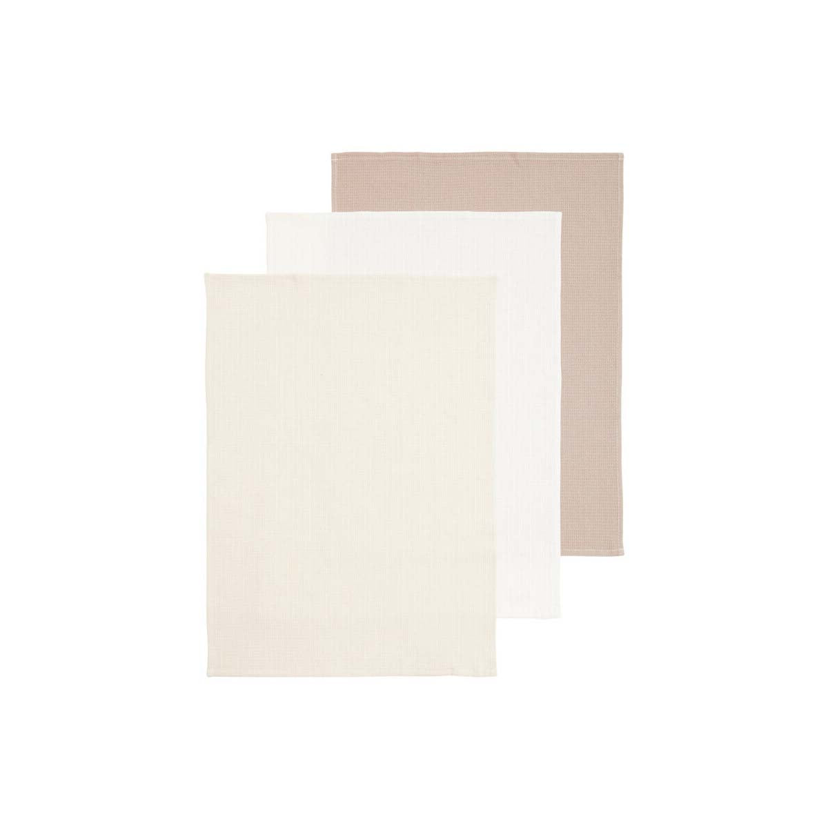 Doro Set Of Three Waffle Tea Towels
