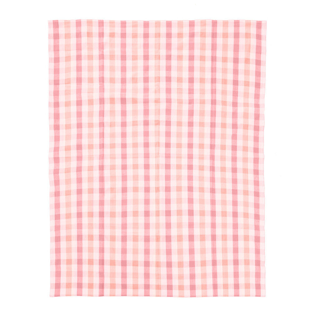 Thread & Loom Toasted Almond And Coral Tablecloth
