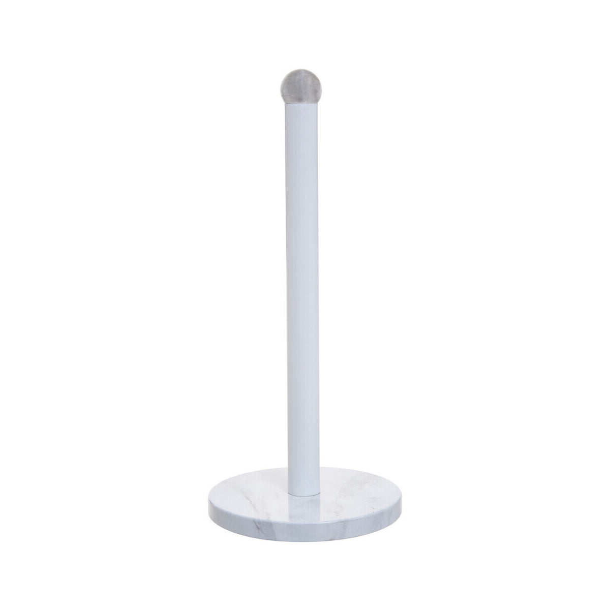 Easton White Marble Effect Stainless Steel Kitchen Roll Holder