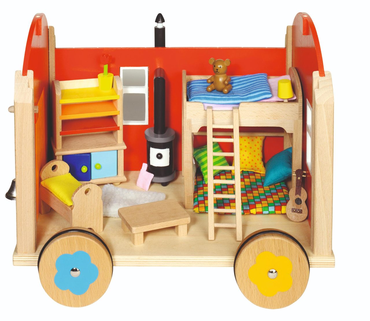Doll's Caravan With Accessories