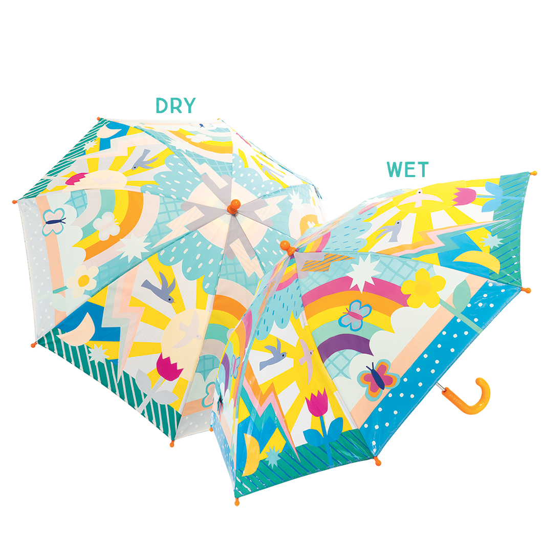 6+ Colour Change Umbrellas - Rainbows