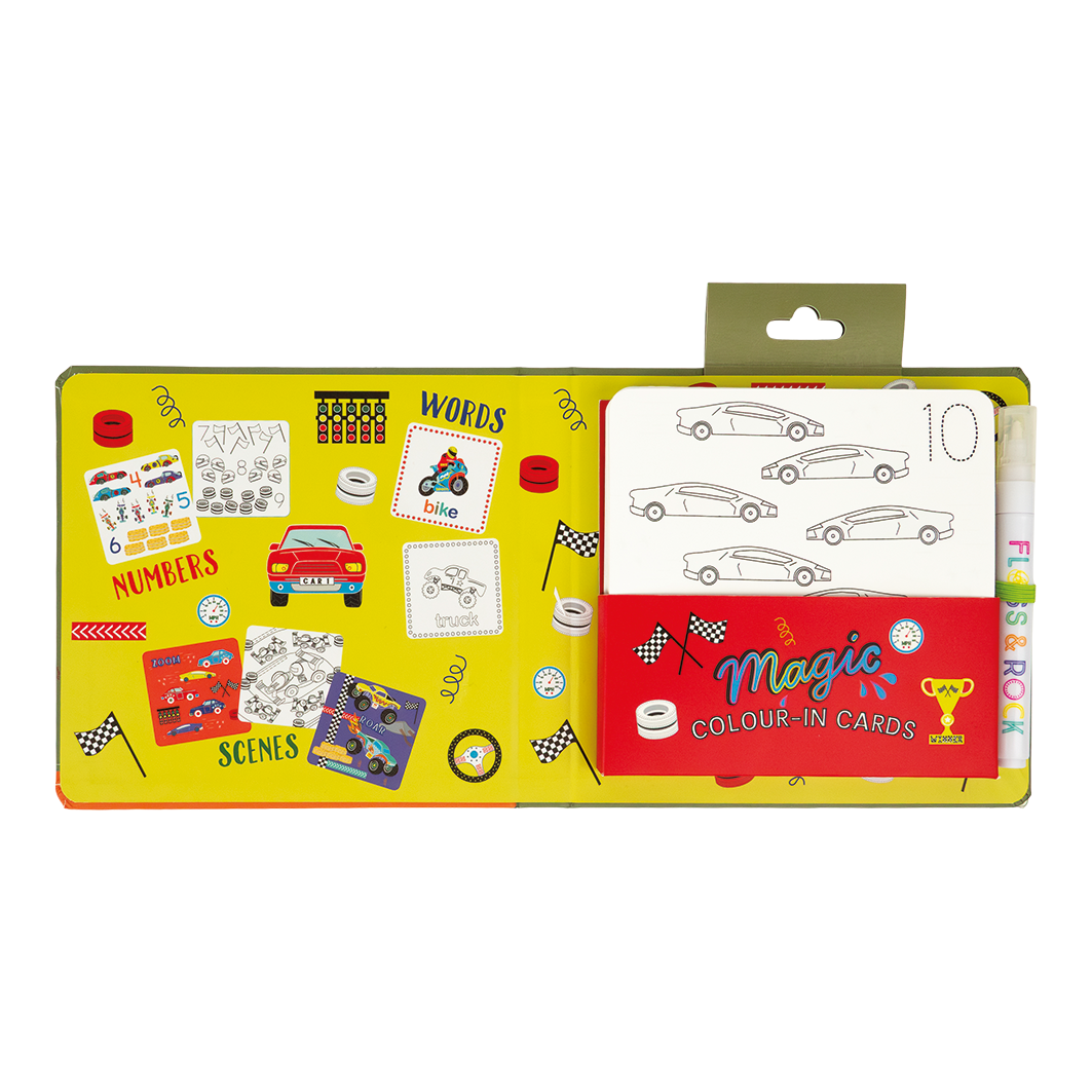 Magic Color Changing Water Cards - Cars