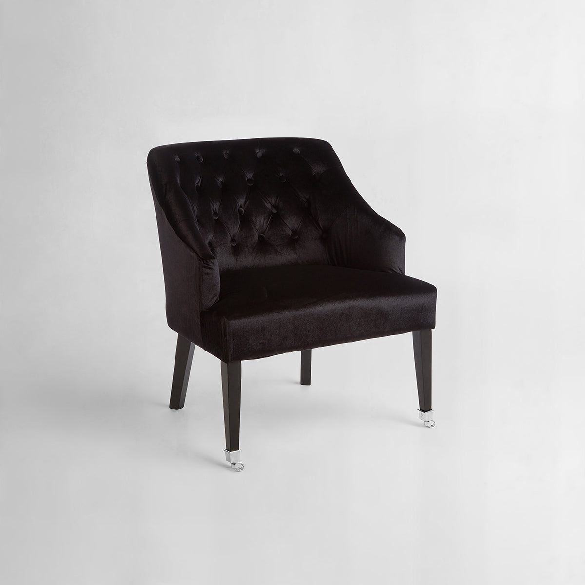 Darwin Black Velvet Chair
