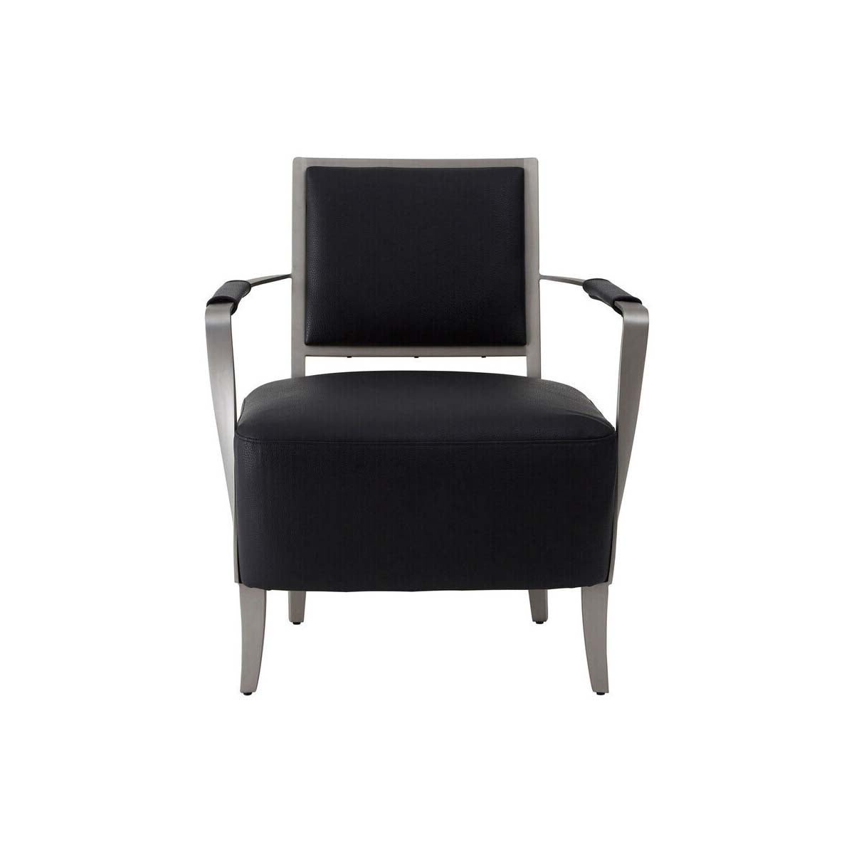 Moda Black Leather Chair