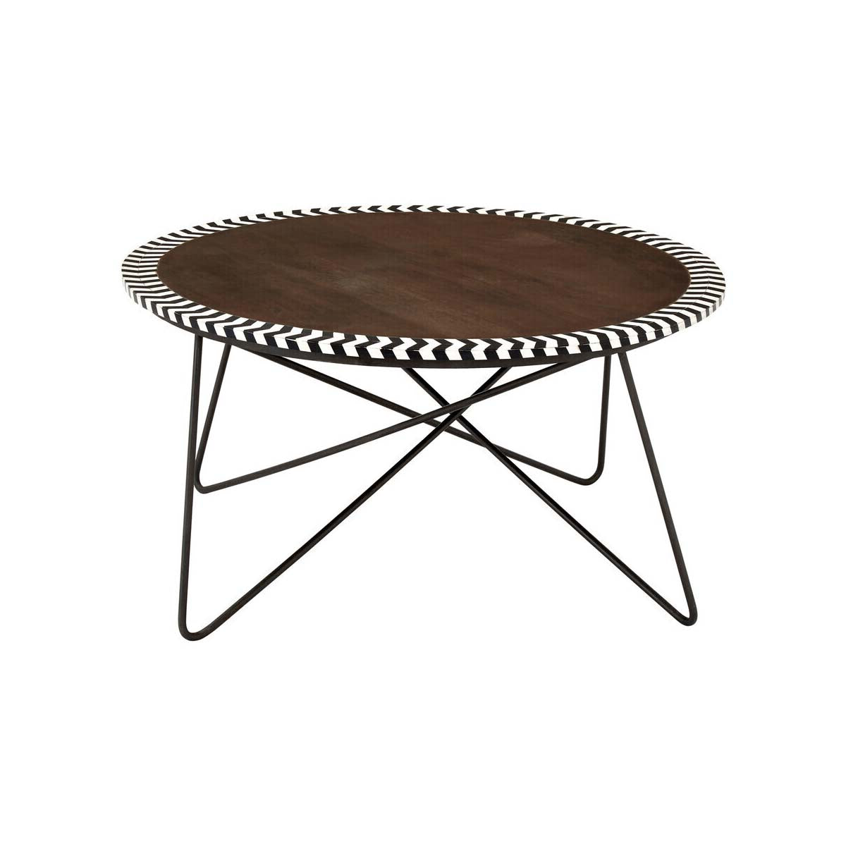 Artisan Acacia Wood Coffee Table.