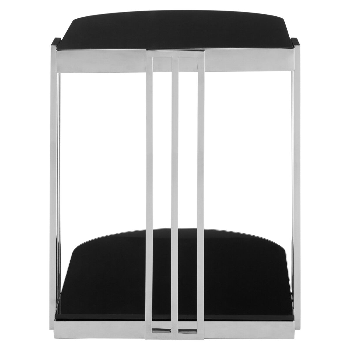 Novo Silver U Shaped Side Table