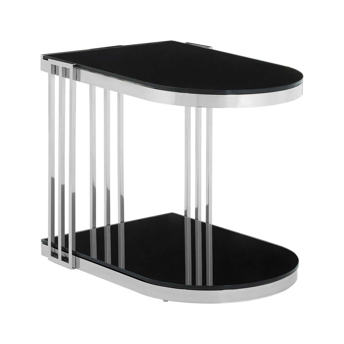Novo Silver U Shaped Side Table