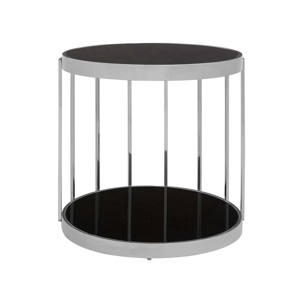 Novo Silver Cage Design Side Table