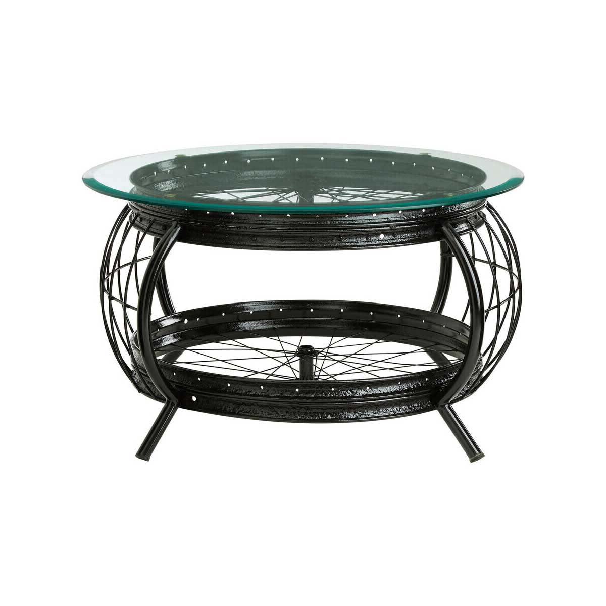Mantis Black Finish Coffee Table