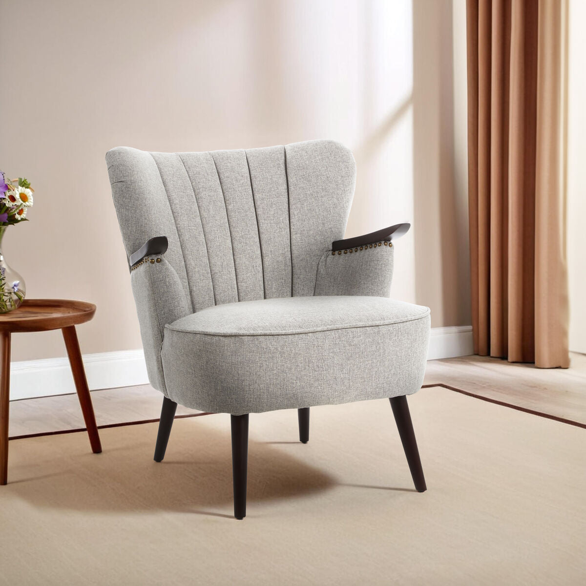 Hampstead Taupe Fabric Armchair