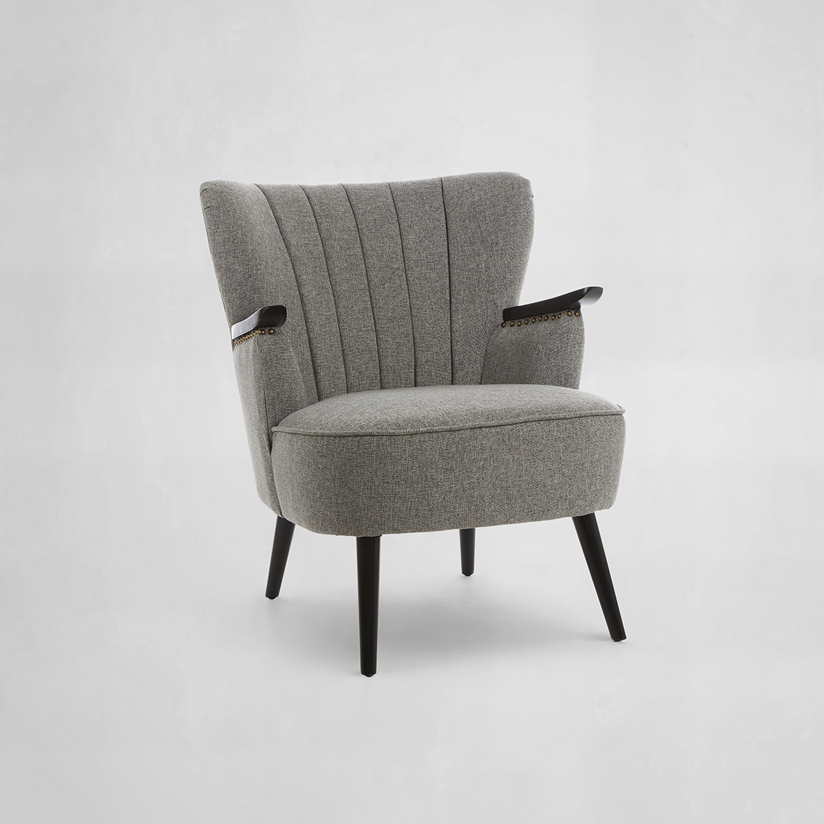 Hampstead Grey Fabric Armchair