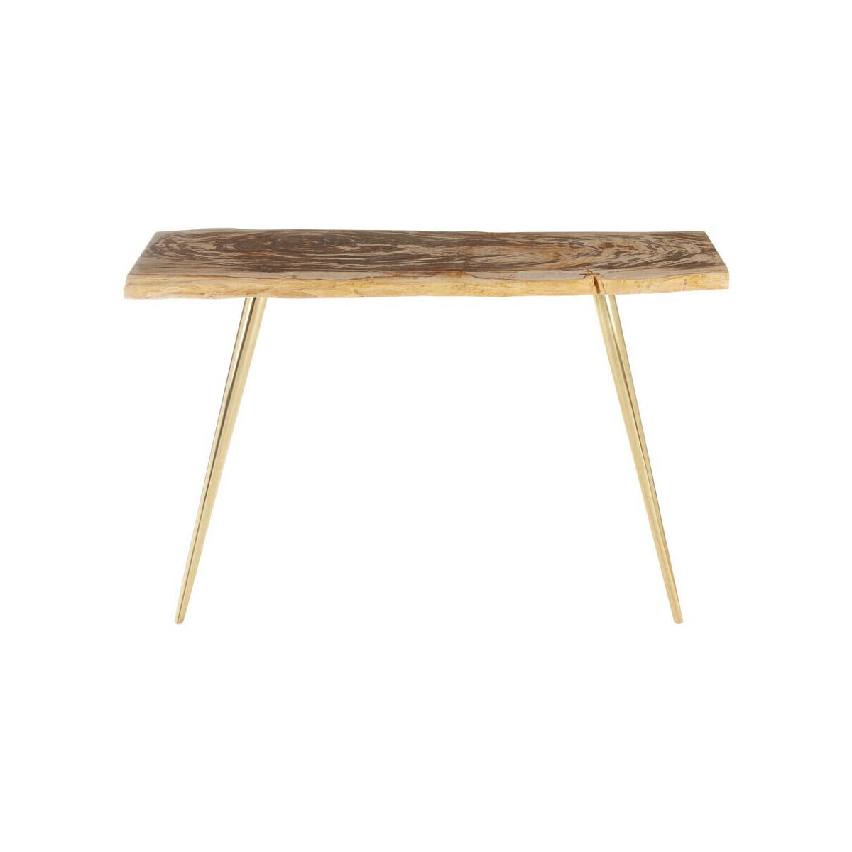 Relic Petrified Wood Console Table
