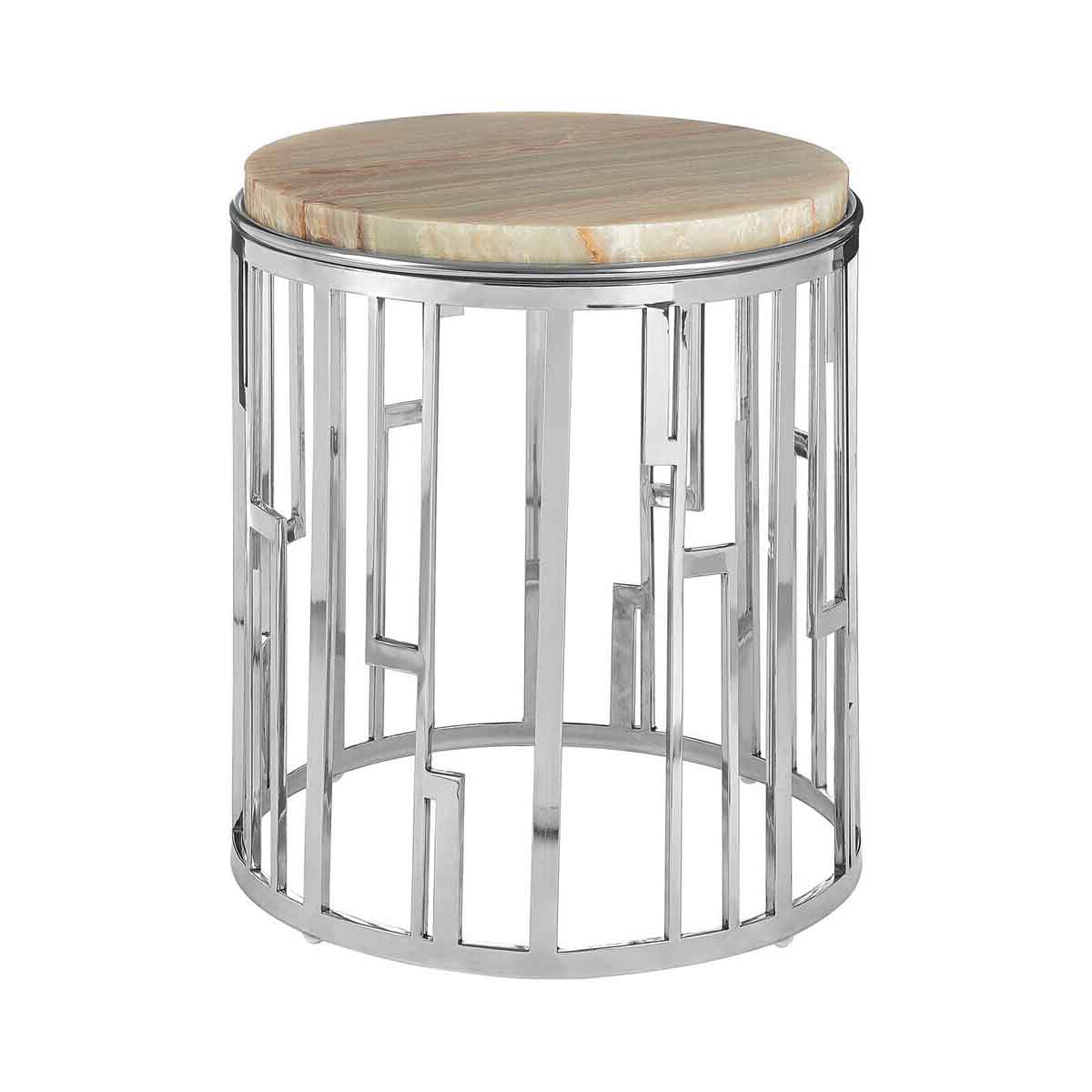 Relic Onyx Stone Side Table
