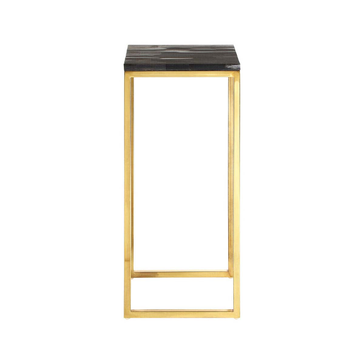 Relic Dark Petrified Wood Pedestal Table