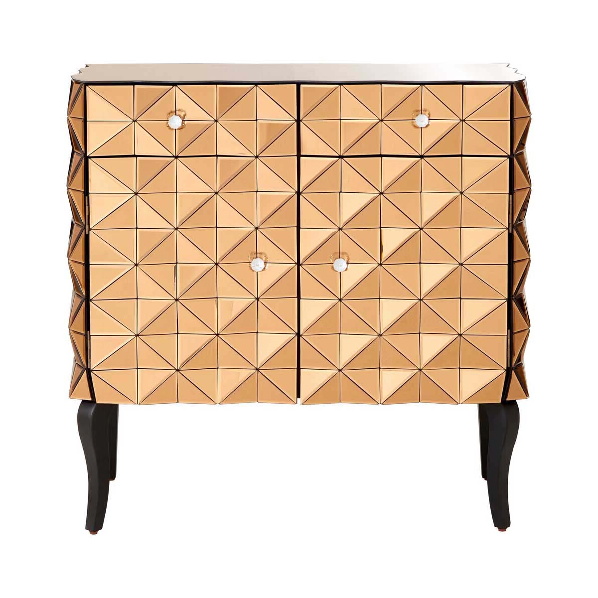 Soho Copper Finish Cabinet