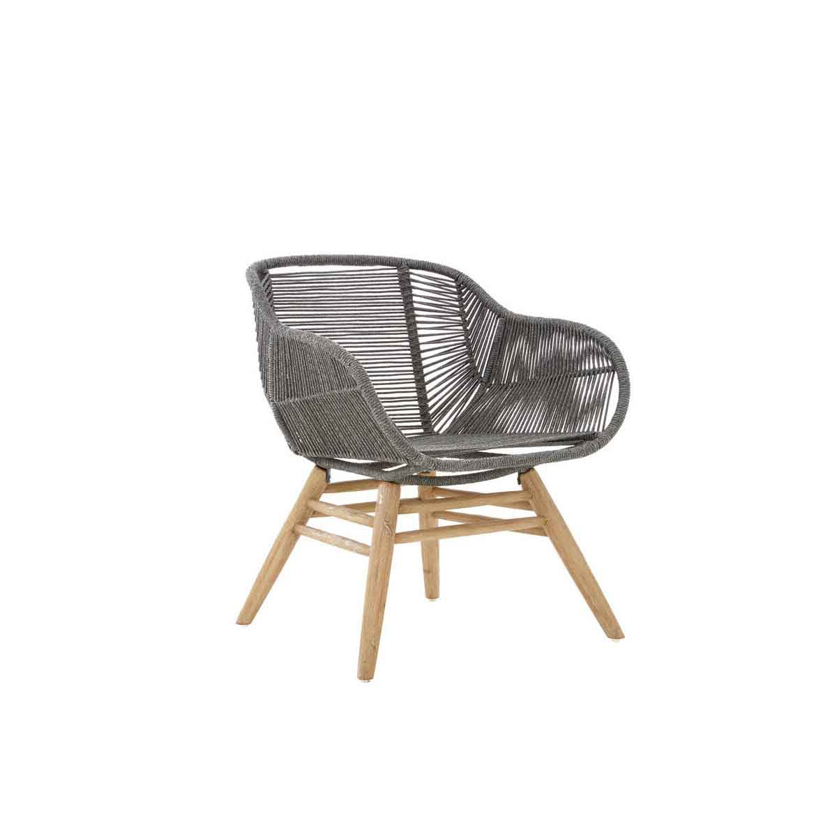 Sisal Grey Rope Armchair