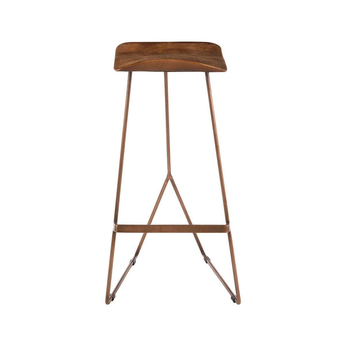 Nandri Leather Bar Stool