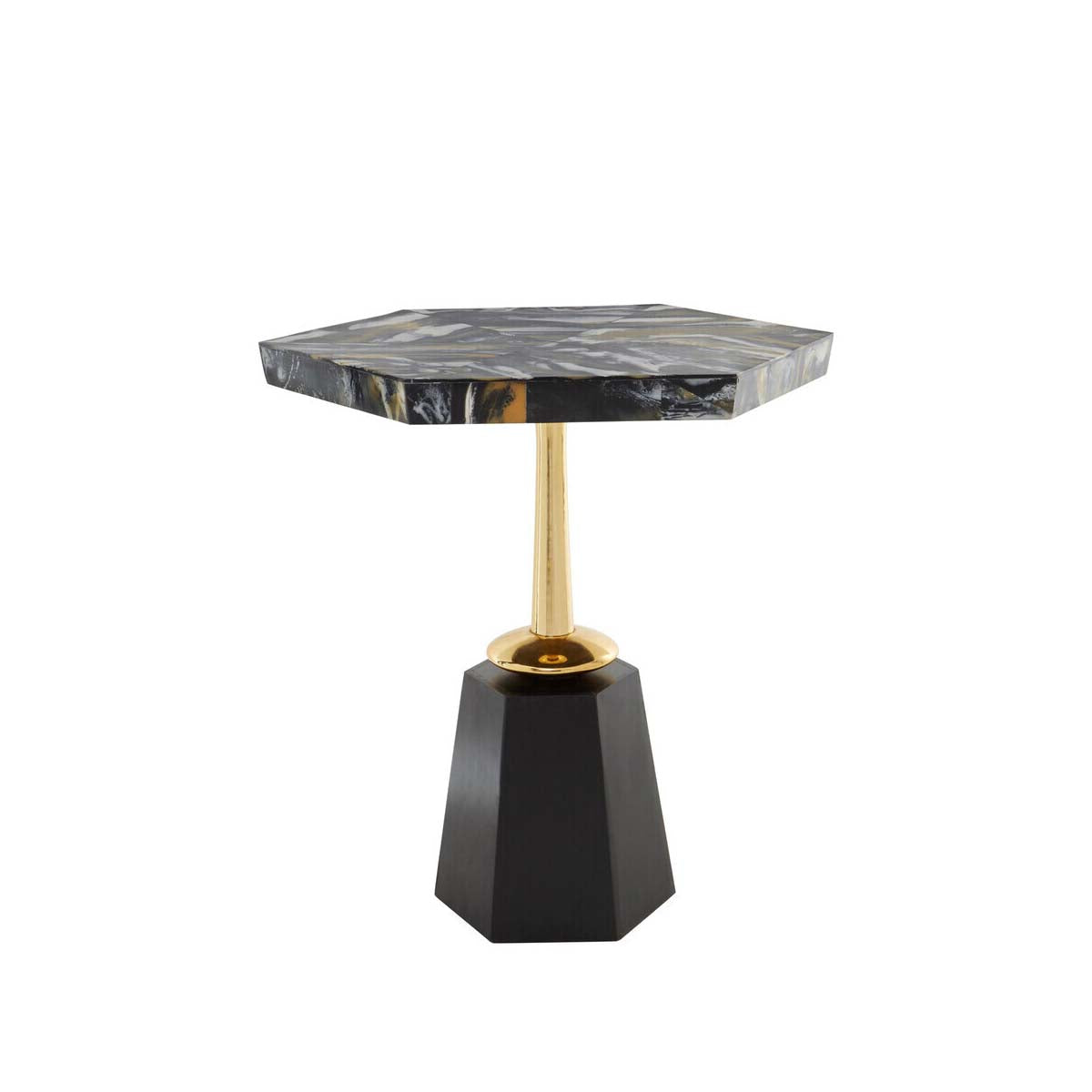 Odell Hexagonal Base Side Table