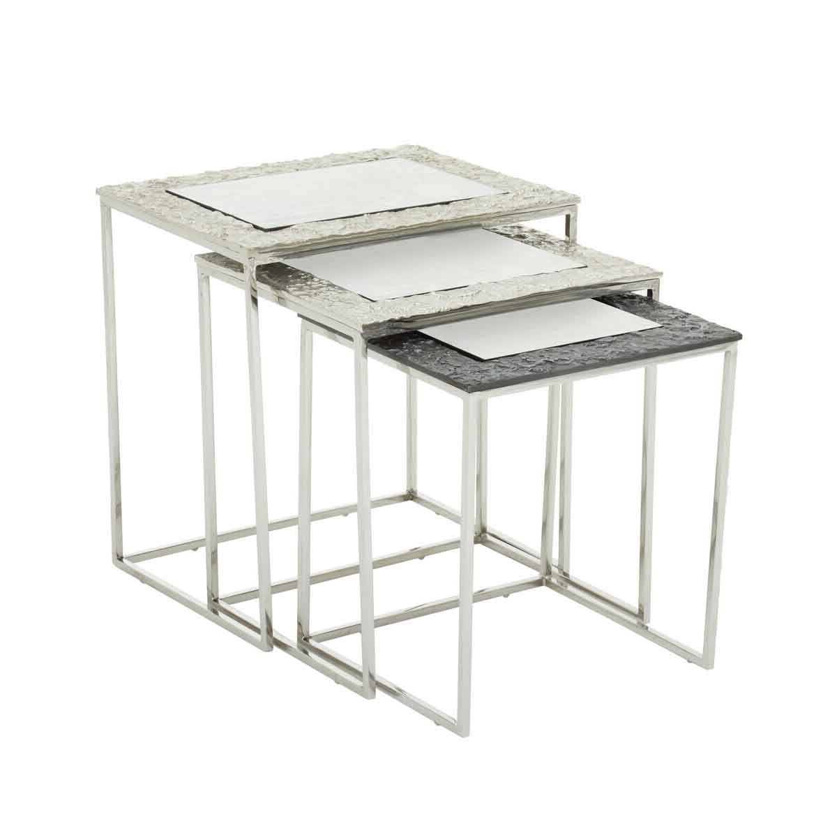 Akola Set Of 3 Rectangular Nesting Tables