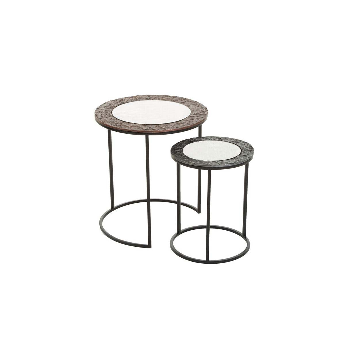 Akola Set Of 2 Round Nesting Tables