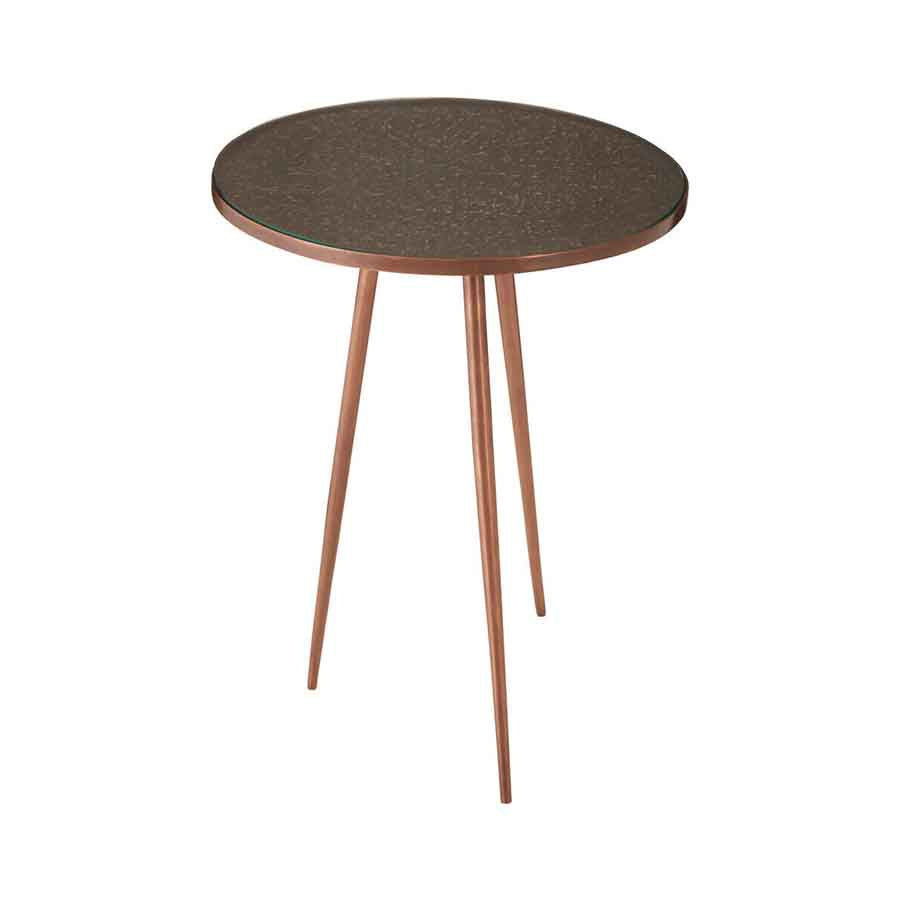 Akola Copper Finish Side Table