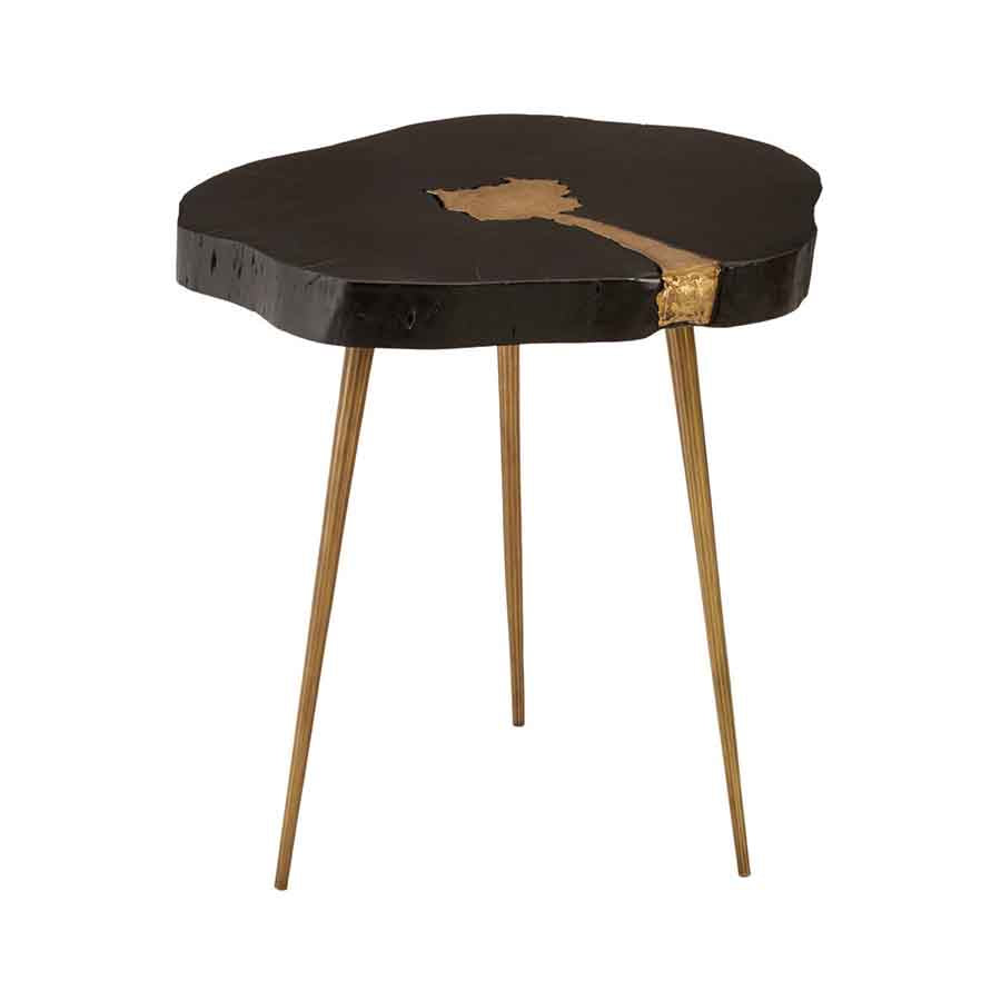 Asamra Black Side Table