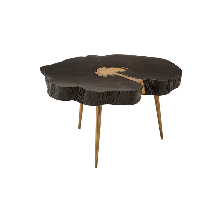 Asamra Black And Gold Coffee Table
