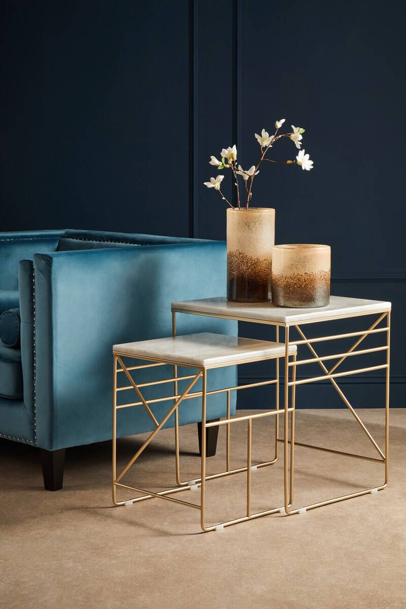 Avantis Set Of 2 Square Side Tables