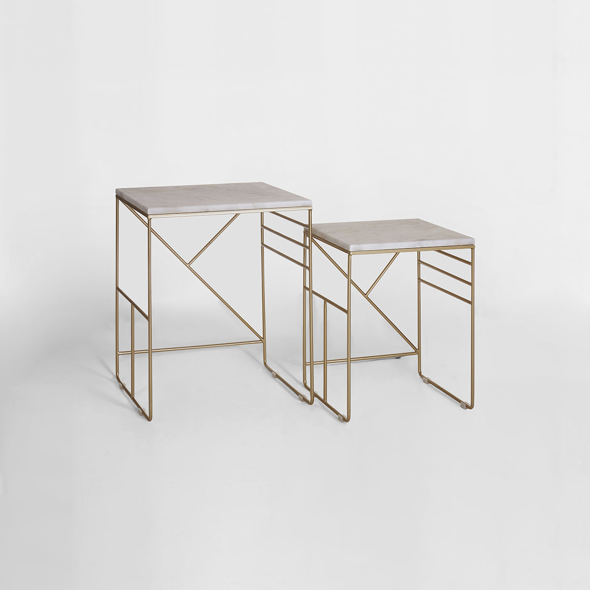 Avantis Set Of 2 Square Side Tables
