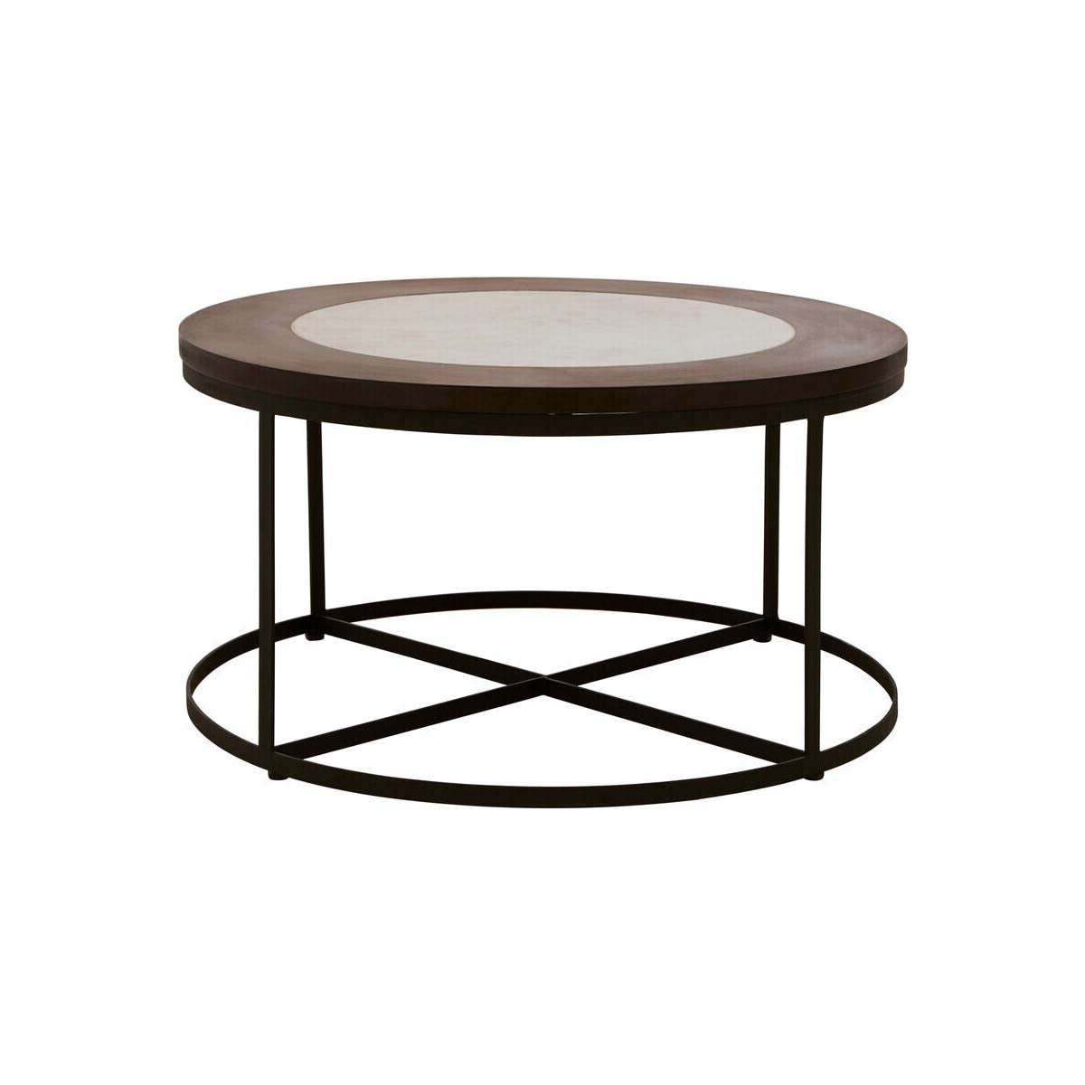 Vasco Side Table With Latticed Base