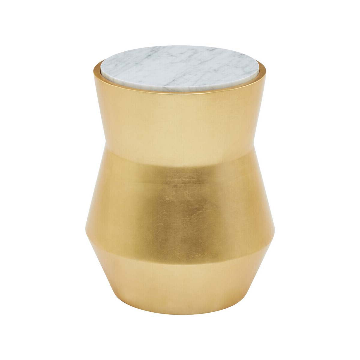 Lino Small Gold Drum Side Table
