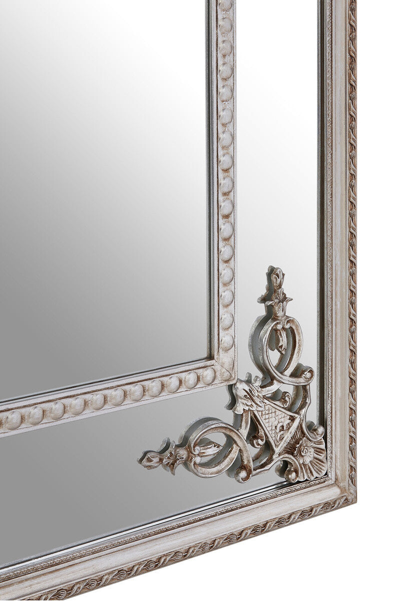 Marseille Champagne Bead Frame Wall Mirror