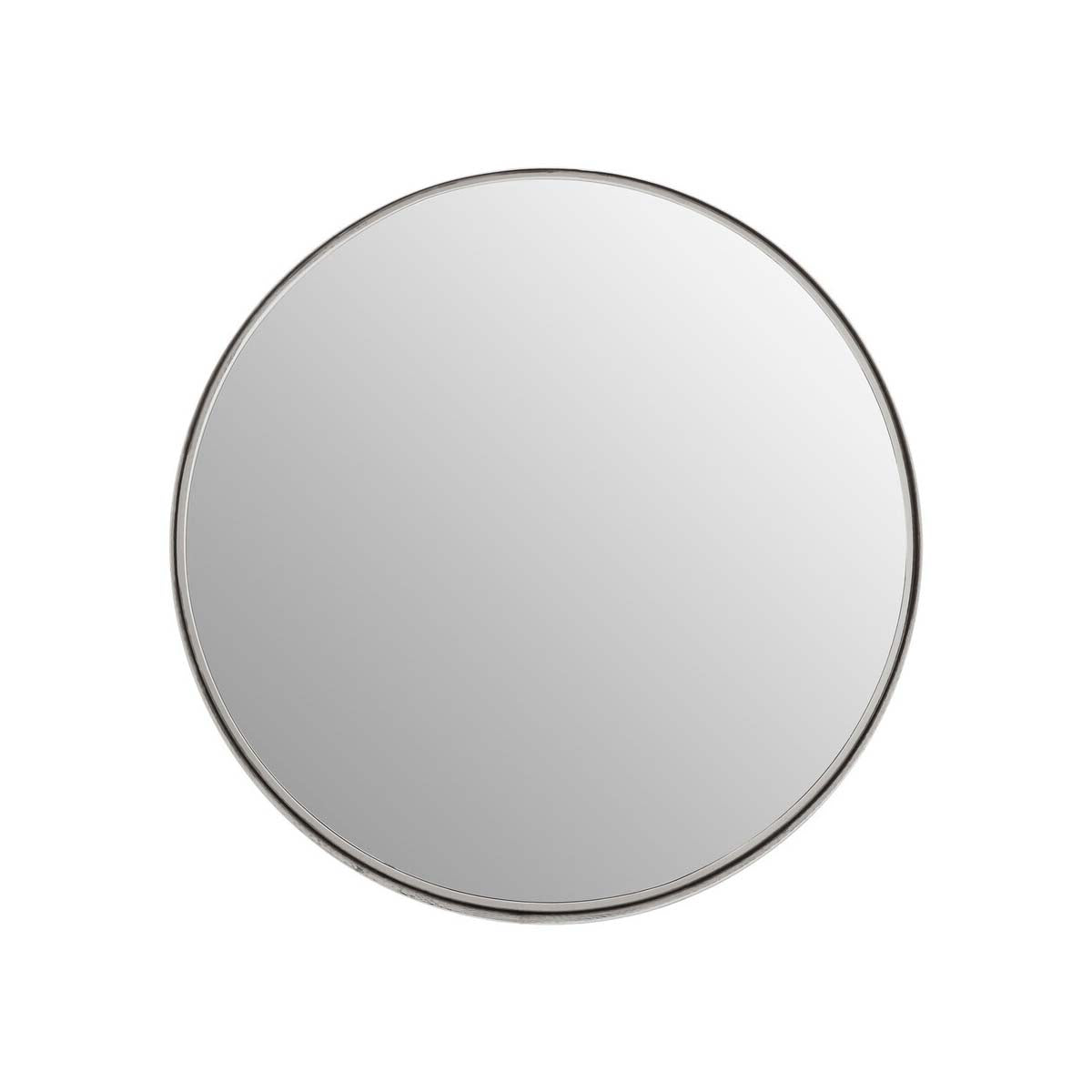 Leonov Medium Nickel Finish Wall Mirror